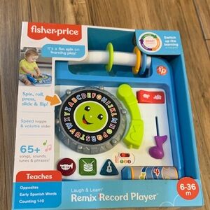Fisher-Price Laugh & Learn Record Player - Blue, Green, Red